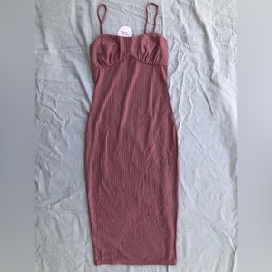 Camila Coelho Claudia Pink Midi Dress